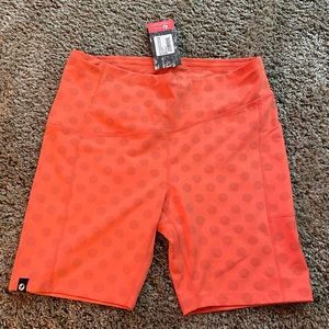 NWT Size 14 Oiselle Long Firecracker Reflective Shorts